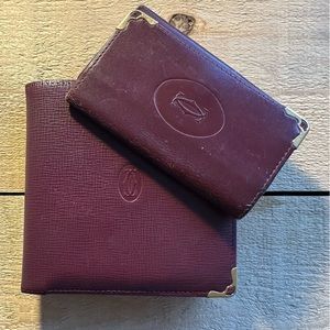 Cartier Short Wallet and Keyholder set